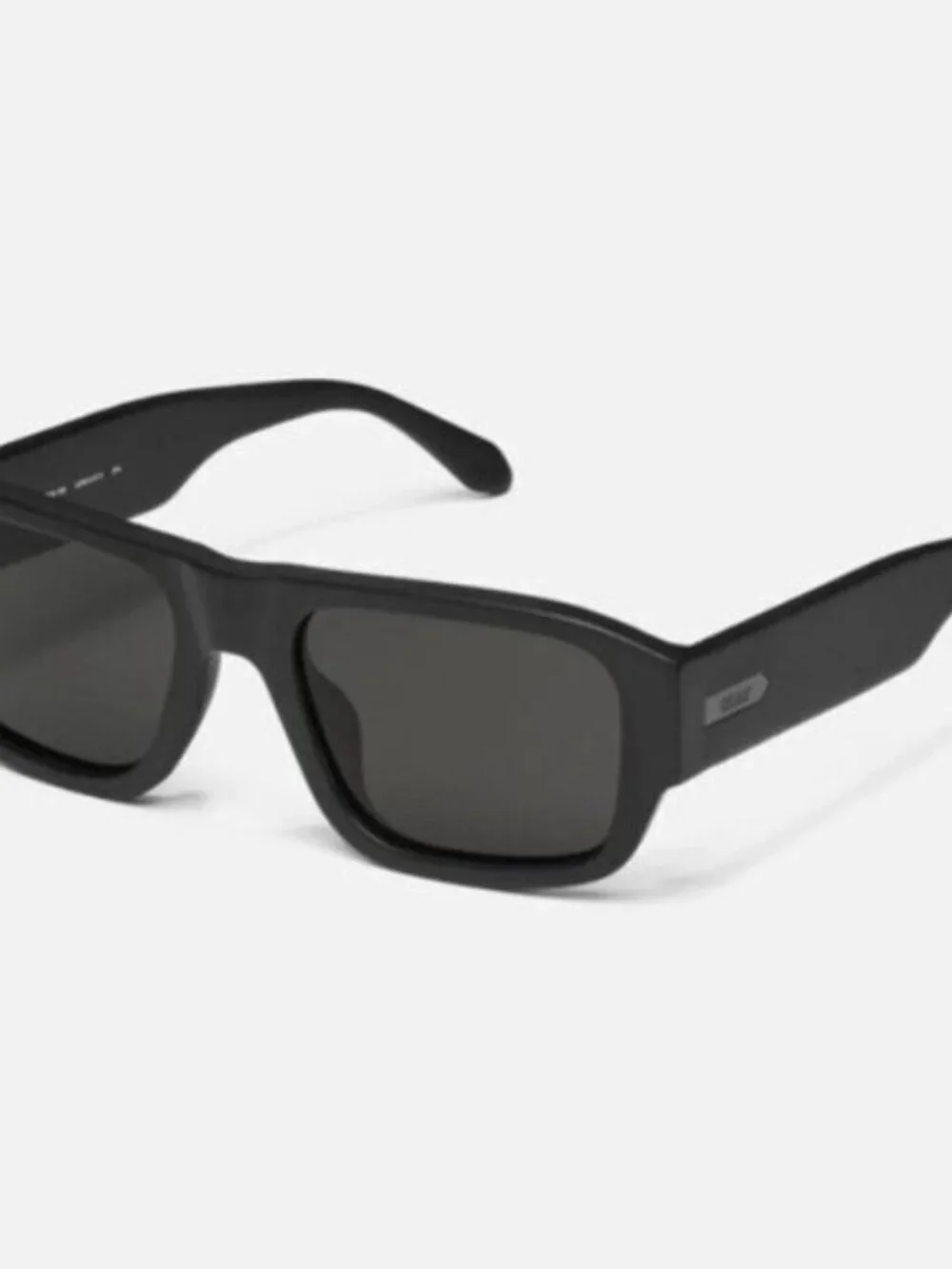 Quay Nigh Cap Matte Black Polarized Sunglasses